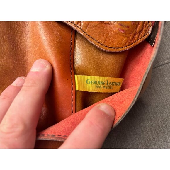 Normandie Montreal Handbag Women's Leather Hobo Bag Causal Brown - Picture 4 of 8